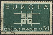 Europa CEPT 0,50 F, vert